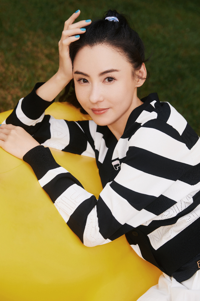 张柏芝活动写真释出 运动造型元气亮相品牌大秀