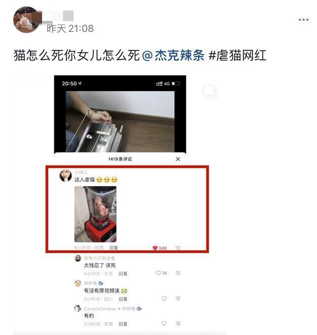 杰克辣条虐猫事件怎么爆出来的 杰克辣条虐猫事件原委