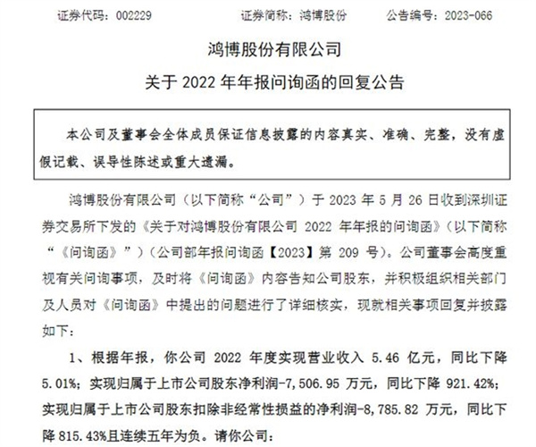 鸿博股份回应深交所问询函:AI创新赋能中心存在多风险