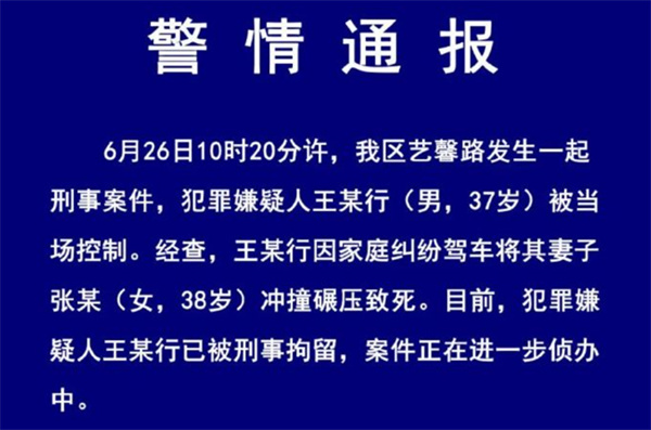 山东一男子反复碾压倒在地上的女子