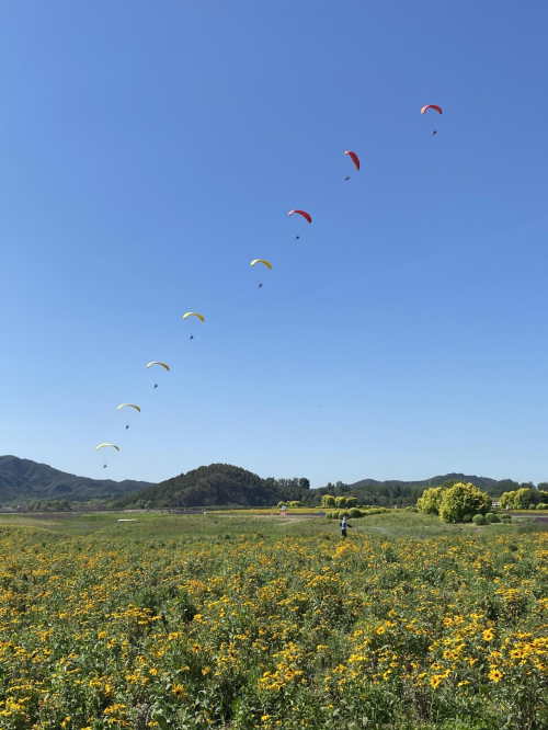北京飞人航空飞行营地（昌平十三陵七孔桥花海）成功首航