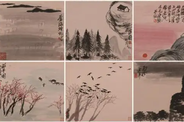 齐白石十大名画，第一是《山水十二条屏》，第二气势宏大