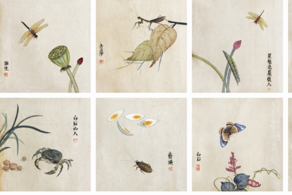 齐白石十大名画，第一是《山水十二条屏》，第二气势宏大