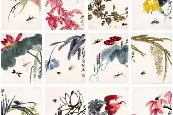 齐白石十大名画，第一是《山水十二条屏》，第二气势宏大