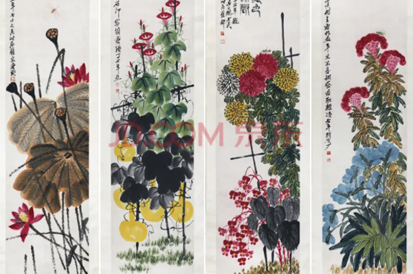 齐白石十大名画，第一是《山水十二条屏》，第二气势宏大