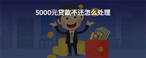 5000元贷款不还怎么处理