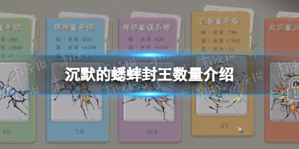 沉默的蟋蟀封王数量最多能达到多少 沉默的蟋蟀封王数量详解
