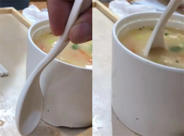 餐厅回应给餐具穿“内增高”
