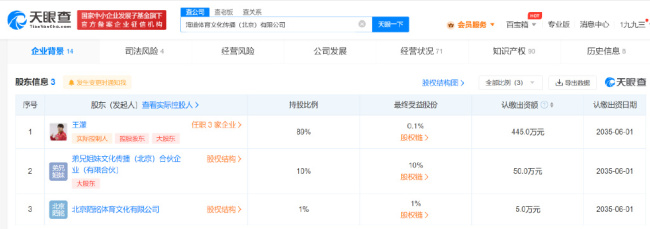 什么情况？王濛所持445万股权被冻结