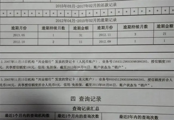 征信报告中的逾期记录是否能被删除