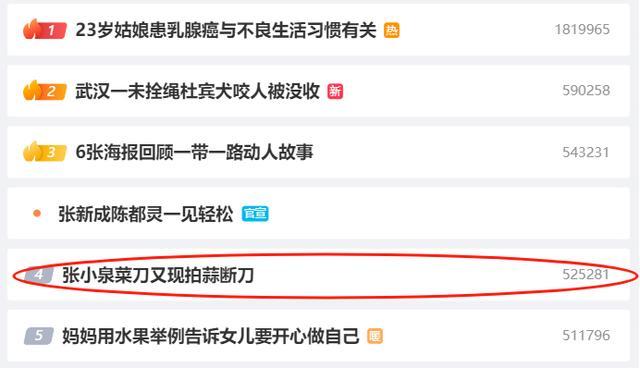 又断了？张小泉菜刀又现拍蒜断刀 客服：不是不能拍蒜，要看使用场景