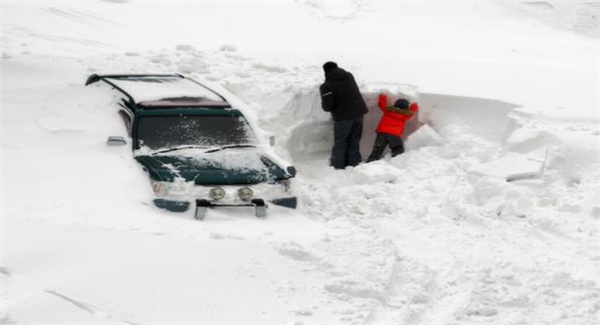 记者直击东北暴雪