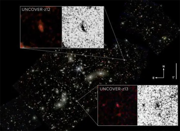 科学家发现距地球330亿光年的星系