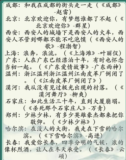 疯狂梗传城市之歌怎么过