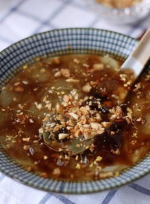 石凉粉制作方法_冰粉粉的做法
