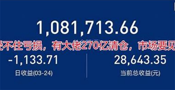 股票暴跌基金要清仓吗