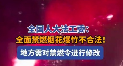 全面禁放烟花爆竹是时候终结了 辛苦了一年应该有仰望烟花的权利