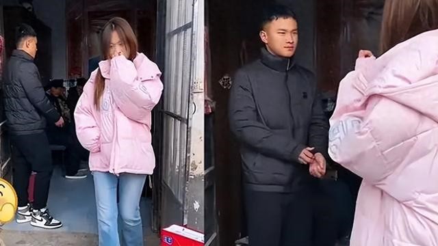 00后女生回村相亲见面不敢对视