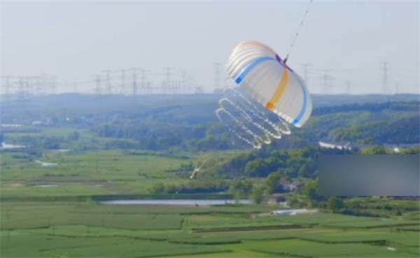 中国首个高空风能项目成功发电