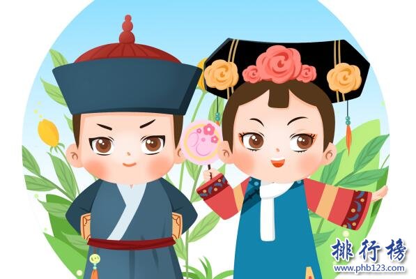 中国少数民族人口数排名前十，满族分布广泛，第一出现在岭南