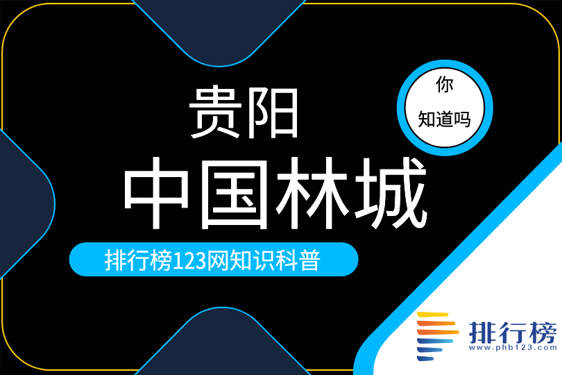 中国林城：贵阳(贵州省辖地级市和省会)