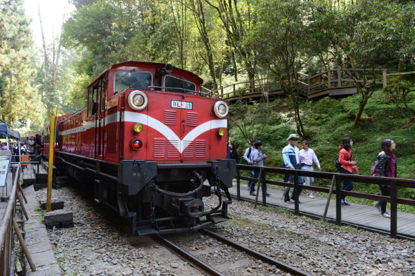 世界上仅存的三条高山铁路之一：阿里山铁路(位于中国台湾境内)