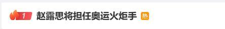 赵露思将担任巴黎奥运会火炬手 10人里只有她来自中国