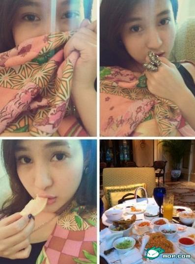 郭美美网上再炫富 晒自拍坐宝马火辣性感照