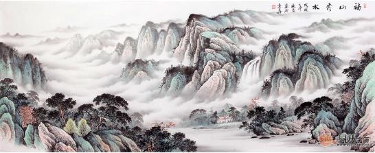 品赏画家蒋伟山水画作品：风格万千，又意趣盎然