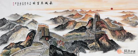 品赏画家蒋伟山水画作品：风格万千，又意趣盎然