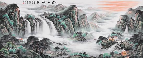 品赏画家蒋伟山水画作品：风格万千，又意趣盎然