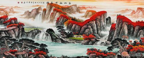 办公室挂什么画寓意好，在这六款里选就够了！