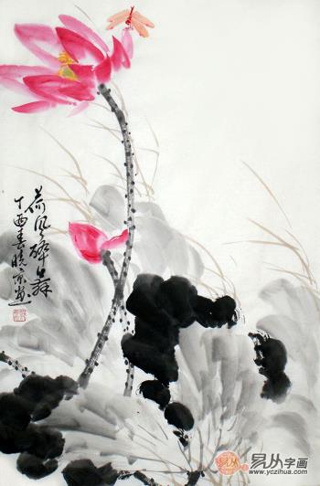 当代写意花鸟画精品推荐，诗人画家郑晓京作品