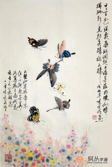 当代写意花鸟画精品推荐，诗人画家郑晓京作品