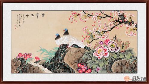 卧室适合挂什么画 王一容手绘花鸟画让卧室更温馨浪漫