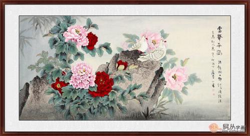 卧室适合挂什么画 王一容手绘花鸟画让卧室更温馨浪漫