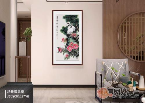 家居装饰挂什么字画好，易从网名家花鸟画帮你营造格调家居
