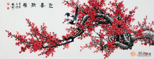家居装饰挂什么字画好，易从网名家花鸟画帮你营造格调家居