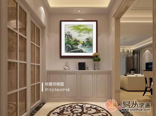 给客人留个好印象，进门玄关挂画新手指南