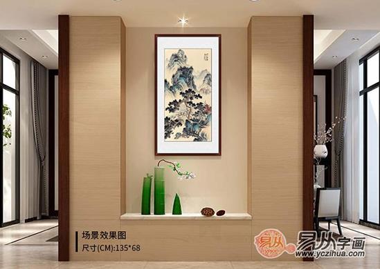 给客人留个好印象，进门玄关挂画新手指南