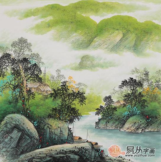 给客人留个好印象，进门玄关挂画新手指南