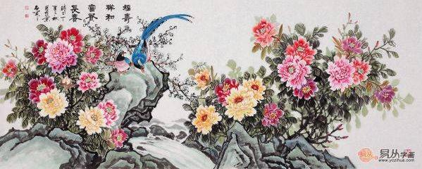 家中悬挂字画什么好，这三款吉祥花鸟画诠释高雅品位