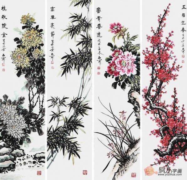 家里挂什么画最适合你，这几款花鸟画值得参考借鉴下