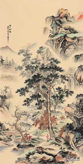 品清幽远静之韵味——名家国画松图作品赏析