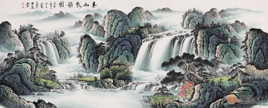 沙发背景画挂什么好 山水画为家居装饰添彩