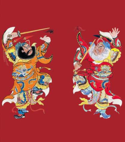 贴门神分左右吗？门神贴在大门什么位置