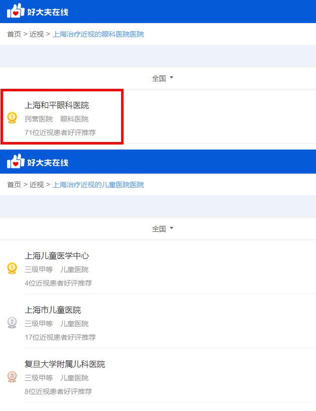 上海儿童近视去哪家医院好？想看看孩子到底是真性还是假性近视