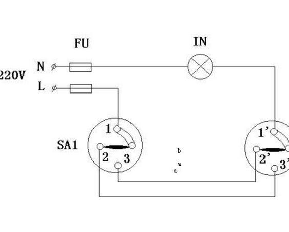双联开关接线图 双联开关怎么接线