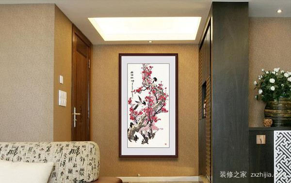 进门玄关挂什么画好？进门玄关挂画禁忌