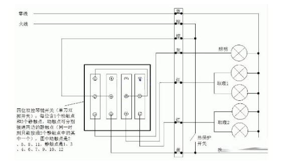 浴霸接线图解析 浴霸应该如何选购